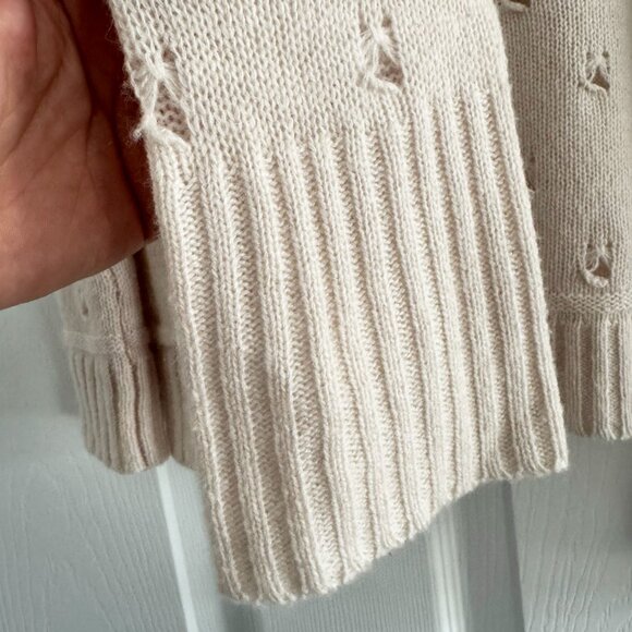 Inhabit Cashmere Pointelle Crew Neck, size XS - Picture 3 of 10